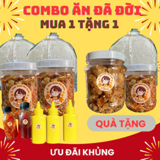 [COMBO ĐÃ ĐỜI ] Bánh tráng phơi sương 450gr, hành phi muối ruốc 300gr, 3 chai bơ, hủ tóp mỡ lớn , sốt tắc, sa tế