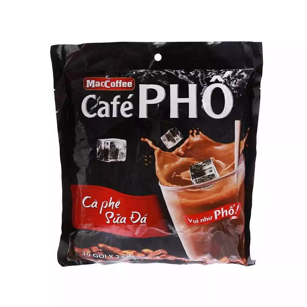 Túi Cà phê Phố Sữa Đá - MacCoffee (bịch 30 gói x 24g