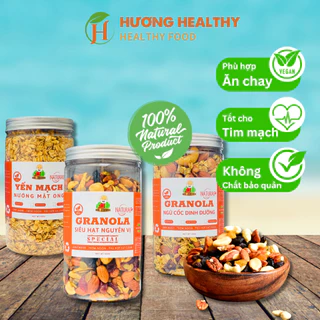 Granola siêu hạt chính hãng Mr Johnny (Phù hợp ăn kiêng, ăn uống healthy, cho mẹ bầu ăn vặt)