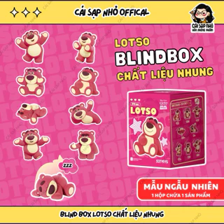 Blind Box Mô Hình Gấu Dâu Nhung Chính Hãng - 1 Hộp Đựng 1 Con Ngẫu Nhiên