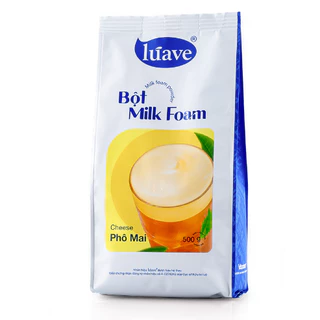 Bột Milk Foam Phô Mai LÚAVE 500G - Pha Chế Váng Sữa Kem Cheese, Kết Hợp Với Trà Sữa, Trà Trái Cây, Cà Phê