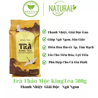 Trà Thảo Mộc KingTea -  500g  , Trà Thảo Mộc  Thanh Lọc, giải Nhiệt , mát gan