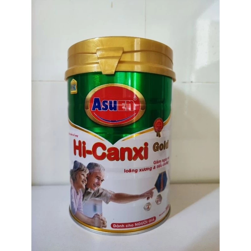 Sữa bột asuen canxi gold 900g dinh dưỡng cho người già loãng xương