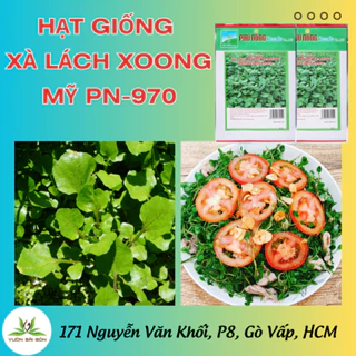 Hạt Giống Xà Lách Xoong Mỹ Phú Nông (Vườn Sài Gòn - Vuon Sai Gon) hạt chắc khỏe tỉ lệ nẩy mầm cao