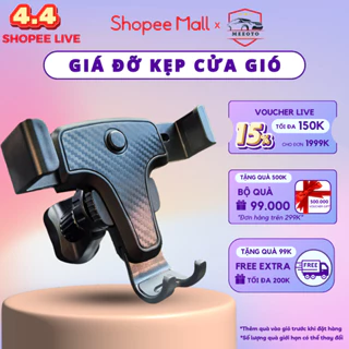 Giá đỡ điện thoại ô tô Meeoto kẹp gắn cửa gió điều hòa nhựa ABS xoay 360 độ chống rung nhỏ gọn tiện lợi cho xe.