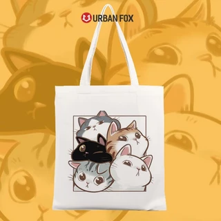 Túi tote canvas in hình cute xinh xắn dễ thương URBAN FOX