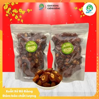 Mứt Anh Đào Táo Chẻ Sấy Dẻo Ô Mai Đào Nâu Bổ Đôi Chua Ngọt Ăn Là Thích - Túi 500g/1kg