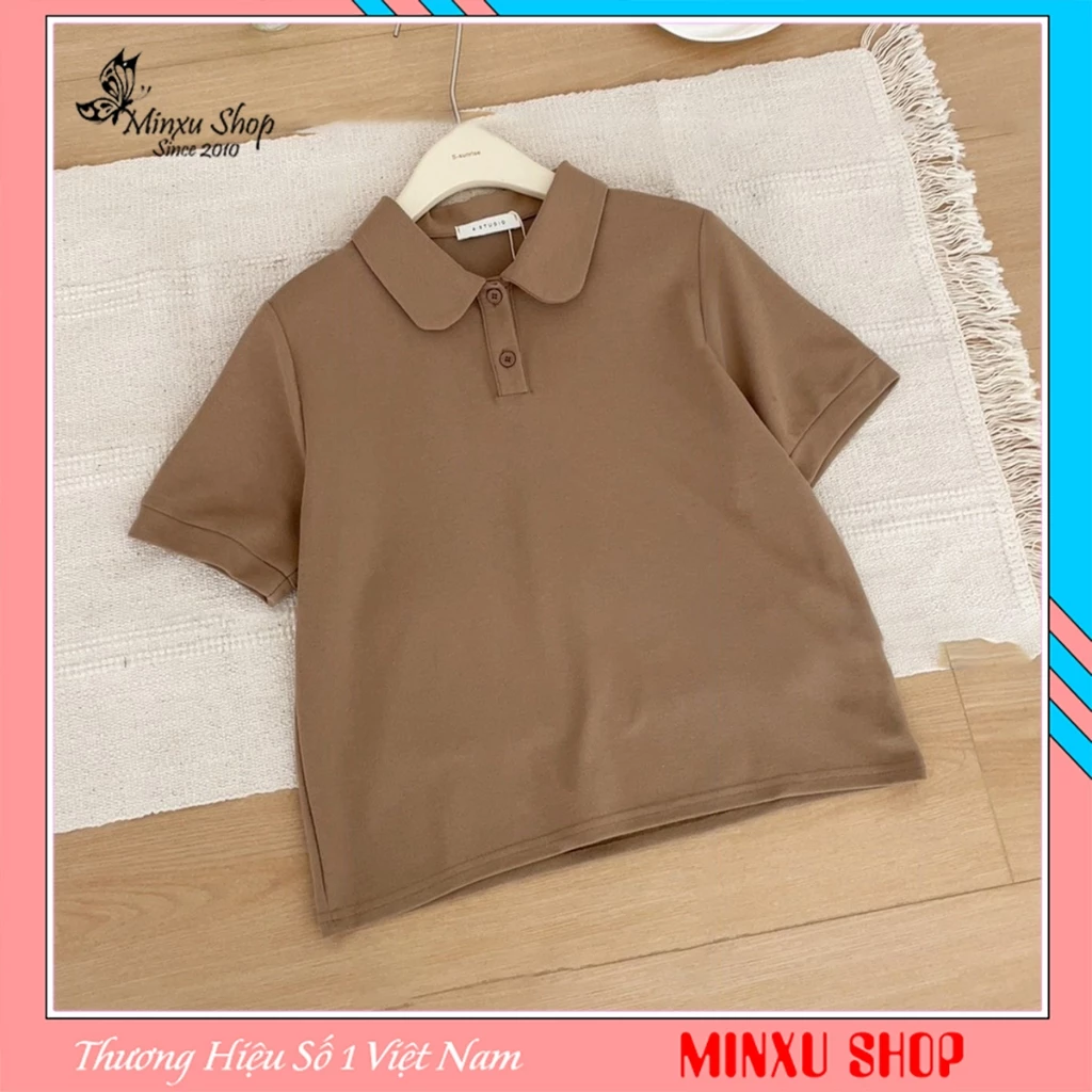 Áo PoLo Cổ Sen Màu Trơn Đơn Giản Dễ Mặc A.studio QC Minxu Shop POLO5