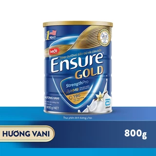 Sữa bột Ensure Gold Abbott hương vani (HMB) 850g/ 800g