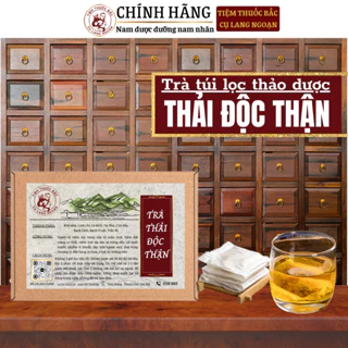 Trà thải độc thận Cụ Lang Ngoạn  bổ thận, ngừa sỏi thận, sỏi bàng quang, thanh lọc bài tiết, lợi tiểu bịch 30 túi lọc