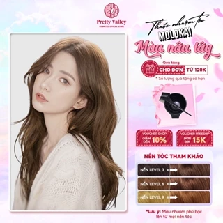 Thuốc nhuộm tóc màu NÂU TÂY Molokai siêu dưỡng, nhuộm tóc an toàn tại nhà lên màu chuẩn  - Pretty Valley Hair