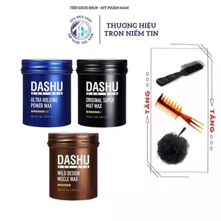 Sáp vuốt tóc Dashu For Men Premium Ultra Holding Power,  Premium Original Super Mat, Wild Design Muscle Wax 100ml Korea