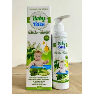 (150 ml) Sữa tắm thảo dược thảo mộc Baby care khổ qua kinh giới / Sữa tắm tinh dầu tràm Babycare