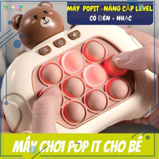 Pop it điện tử thế hệ mới, đồ chơi máy game pop it nhiều level bấm nút theo đèn nhạc, luyện phản xạ tay mắt, tư duy