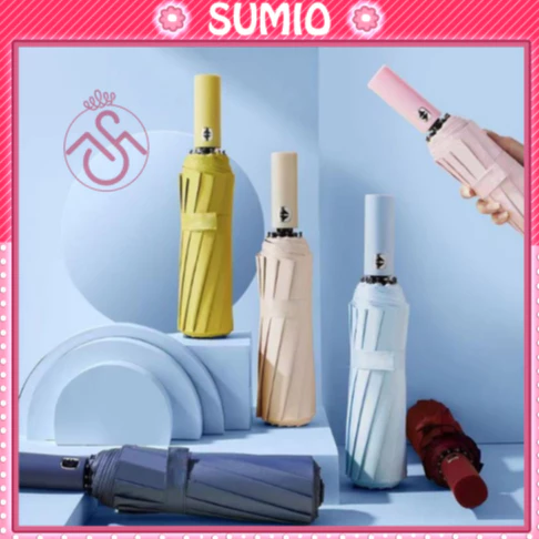 Ô che mưa dù che nắng đi mưa 24 nan kép Sumio_offical mở tự động gấp nhỏ gọn cầm tay cỡ lớn