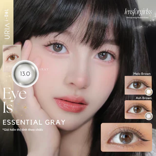 Kính áp tròng hiệu ứng trong trẻo EYEIS ESSENTIAL GRAY - chính hãng URIA I-DOL | HSD 6 tháng | Lens cận | LENSFORGIRLSS