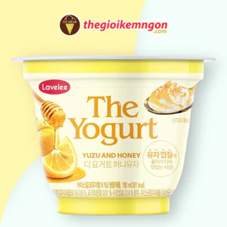 Kem sữa chua dẻo yuzu mật ong Hàn Quốc Lavelee The Yogurt Yuzu and Honey (180ML)