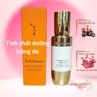 Serum dưỡng trắng da Sulwhasoo, cải thiện thâm sạm nám với tinh chất nhân sâm CONCENTRATED GINSENG