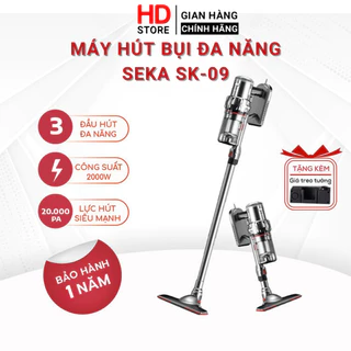 Máy hút bụi cầm tay SEKA SK-09 lực hút 20.000PA cực mạnh, công suất ổn định 2000W, dung tích 1,1L - Bảo hành 12 tháng