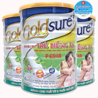 Sữa tăng cân Goldsure Pedia 900G dành cho trẻ biếng ăn, cần tăng cân, date luôn mới, cam kết chính hãng