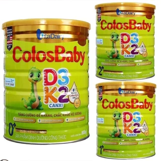 [Quét mã tích điểm] Sữa Colosbaby IQ, BIO ,GOLD ,D3K2 số 0+, 1+, 2+ 800g DATE MỚI NHẤT    Sữa non ColosBaby có thành phầ