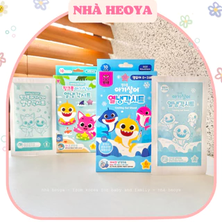 MIẾNG DÁN HẠ SỐT LÀM MÁT PINKFONG BABYSHARK NỘI ĐỊA HÀN QUỐC