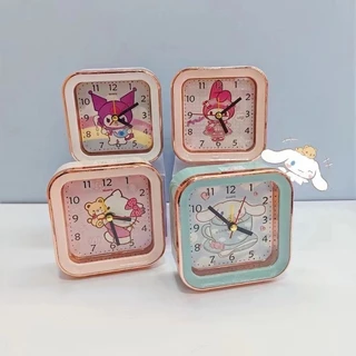 Đồng hồ báo thức để bàn 🌈Đồng hồ báo thức FASHION ALARM CLOCK hình vuông trơn siêu kute