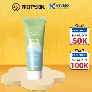 Sữa Rửa Mặt Jeju PrettySkin Làm Sạch Sâu, Dịu Nhẹ An Toàn Cho Da Chiết Xuất Từ Rau Má 150ml Chính Hãng Pretty Skin