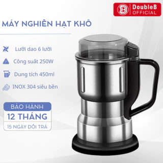 Máy Xay Hạt Khô Công Suất 300W Cối Xay Bằng Thép Không Gỉ, Xay Các Loại Hạt Và Gia Vị Khô