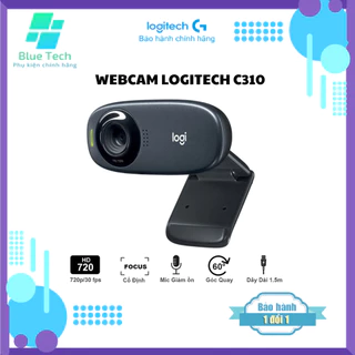 Webcam Logitech C310 HD 720p/30fps - Hàng Chính Hãng - Bảo Hành 24 Tháng