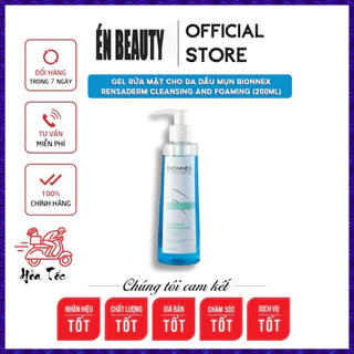 Gel Rửa Mặt Cho Da Dầu Mụn Bionnex Rensaderm Cleansing and Foaming (200ml) Làm Sạch Da Giúp Giảm Mụn, Se Khít Lỗ Chân Lo