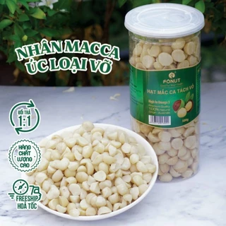 Hạt Macca MONUTS đã tách vỏ Úc nhân bể (hộp 250gr, 500gr)