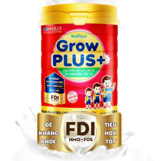 Sữa GrowPlus+ Đỏ 900g của Nutifood cho bé trên 1 tuổi