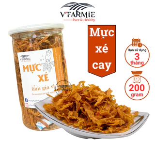 Khô mực xé cay tẩm gia vị Hũ 200g - Loại 1 thơm ngon