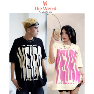 LOCAL BRAND Áo thun The Weird Phong Cách Unisex Form Rộng Nam Nữ