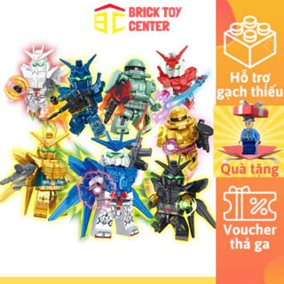 Mô hình Gundam đồ chơi lắp ráp Minifigure Robot Gundam Mobile Suit 8 nhân vật cao 5cm giá rẻ