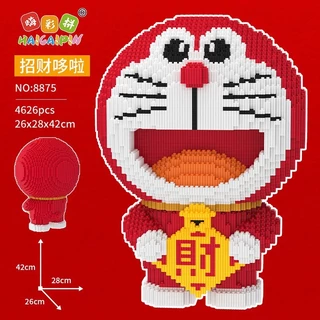 đồ chơi xếp hình doremon 38cm cho bé đồ chơi trẻ em Doremon lắp ráp Nanoblock