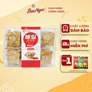 Bánh các loại hạt 3 màu: đỏ, xanh, vàng