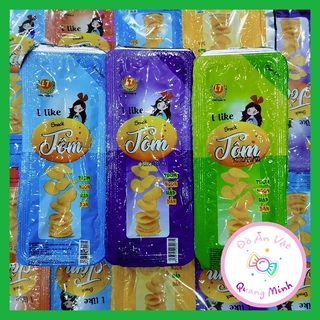 Bán sỉ Snack Tôm Long Thành bịch 30 gói giòn ngon hấp dẫn, đồ ăn vặt giá rẻ, đồ ăn vặt cổng trường hot nhất