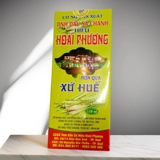 Tinh dầu sả chanh nguyên chất cao cấp Hoài Phương, 110 ml, tinh dầu xứ Huế chính hãng