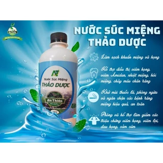 [ Lẻ như sỉ] Nước súc miệng thảo dược An Thiên chai 500 ml