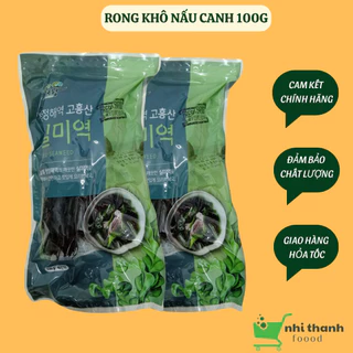 Rong biển khô nấu canh Hàn Quốc gói  to 100g