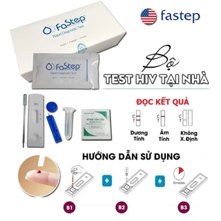 [ Che tên SP] Que test thử HIV Fastep chính hãng độ nhạy 100% Hỏa tốc