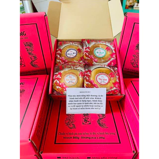 Set bánh pía Thành Hương 4 vị khác nhau, 200gr 1 cái 2 trứng