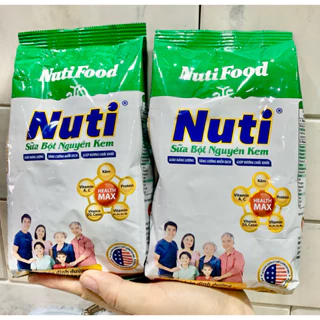 Combo 5 bịch sữa bột nguyên kem Nuti 400g của NutiFood (HSD 05/26)