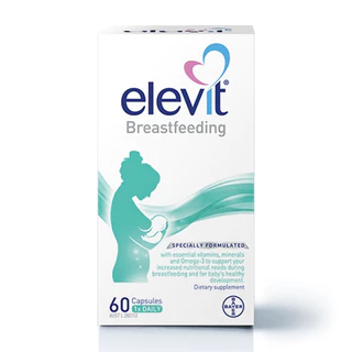 Elevit Sau Sinh Breastfeeding Của Úc hộp 60 viên giúp cung cấp đủ chất cho mẹ và cho con bú HT BEAUTY