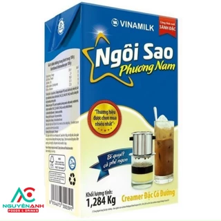 [NGUYÊN ANH] Sữa đặc Ngôi Sao Phương Nam màu xanh nước biển 1.284kg ( 12 hộp/thùng)