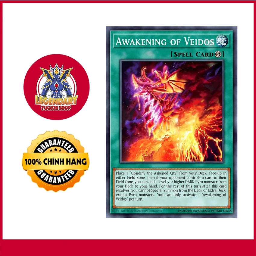 [Thẻ Bài Yugioh Chính Hãng] Awakening of Veidos