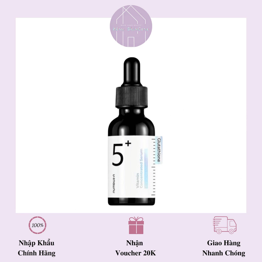 SERUM NUMBUZIN NO 5 Vitamin C Concentrate - Tinh Chất Dưỡng Hỗ Trợ Làn Da