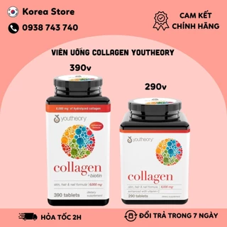 Viên uống Collagen Youtheory Mỹ 390 viên / 290 viên